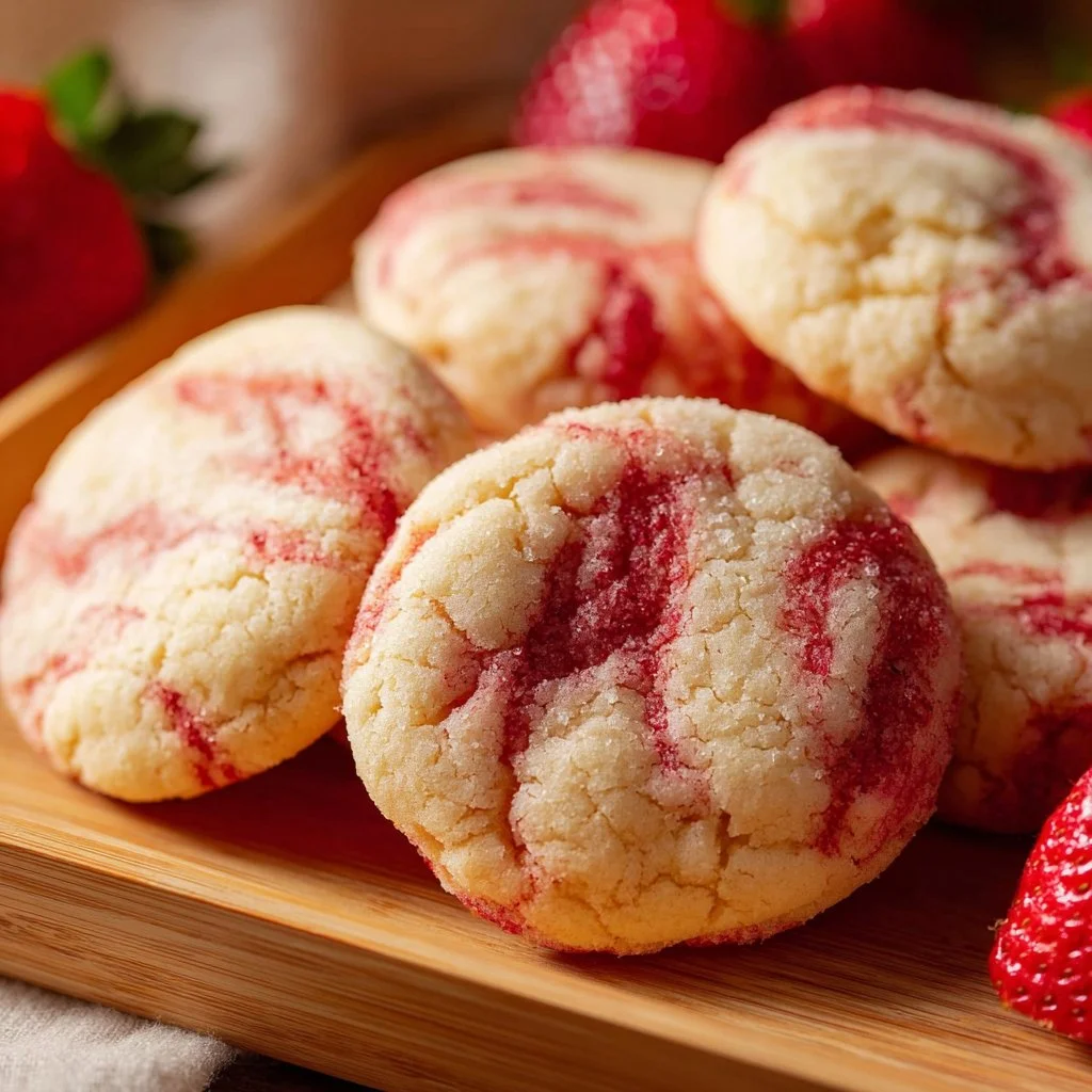 Strawberry Cheesecake Cookies 5 Strawberry Cheesecake Cookies