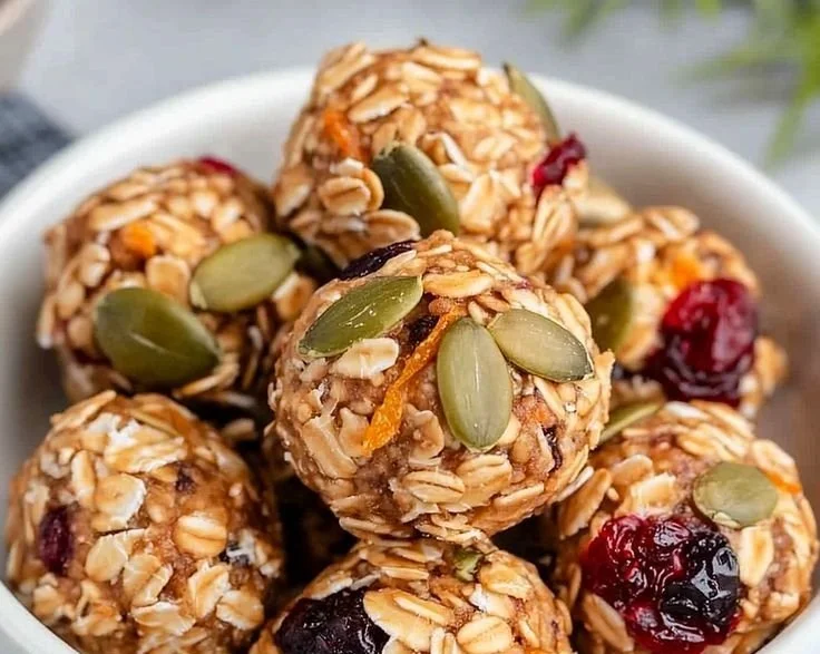 10-Minute Pumpkin Seed & Cranberry Energy Balls 4 10-minute pumpkin seed and cranberry energy balls for a healthy snack