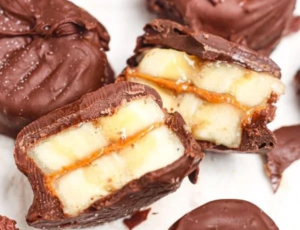 Chocolate Dipped Banana Bites 6 Chocolate Dipped Banana Bites