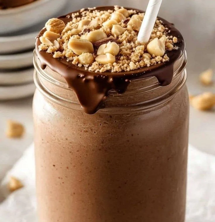Chocolate Peanut Butter Protein Smoothie