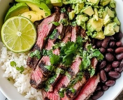 Cilantro Lime Steak Bowls 6 Cilantro Lime Steak Bowls