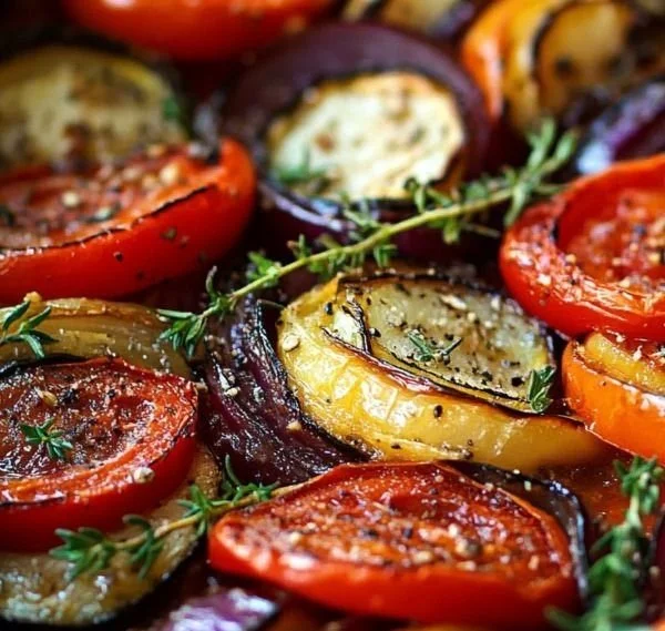 Classic French Ratatouille 4 Delicious classic French Ratatouille served in a rustic dish