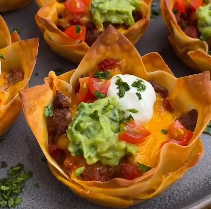 Delicious Baked Taco Cups 6 Delicious Baked Taco Cups