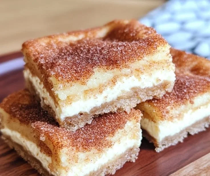 Delightfully Sweet Churro Cheesecake Bars
