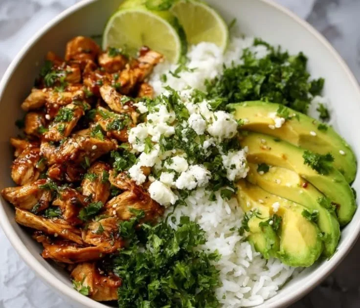 Honey Lime Chicken & Avocado Rice Bowl 5 Honey Lime Chicken & Avocado Rice Bowl