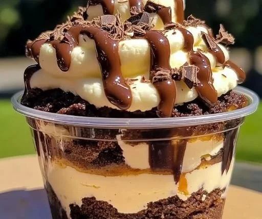 Loaded Brownie Cheesecake Cups