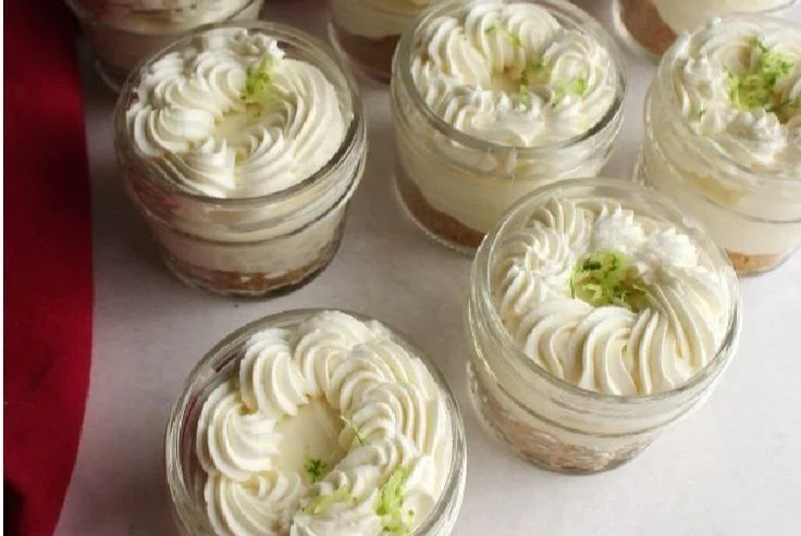 No Bake Key Lime Cheesecake Jars 5 No Bake Key Lime Cheesecake Jars