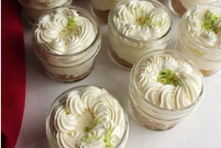No Bake Key Lime Cheesecake Jars 6 No Bake Key Lime Cheesecake Jars
