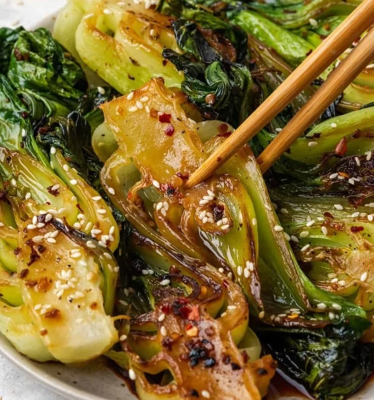 Quick Bok Choy with Garlic and Ginger 6 Quick Bok Choy with Garlic and Ginger