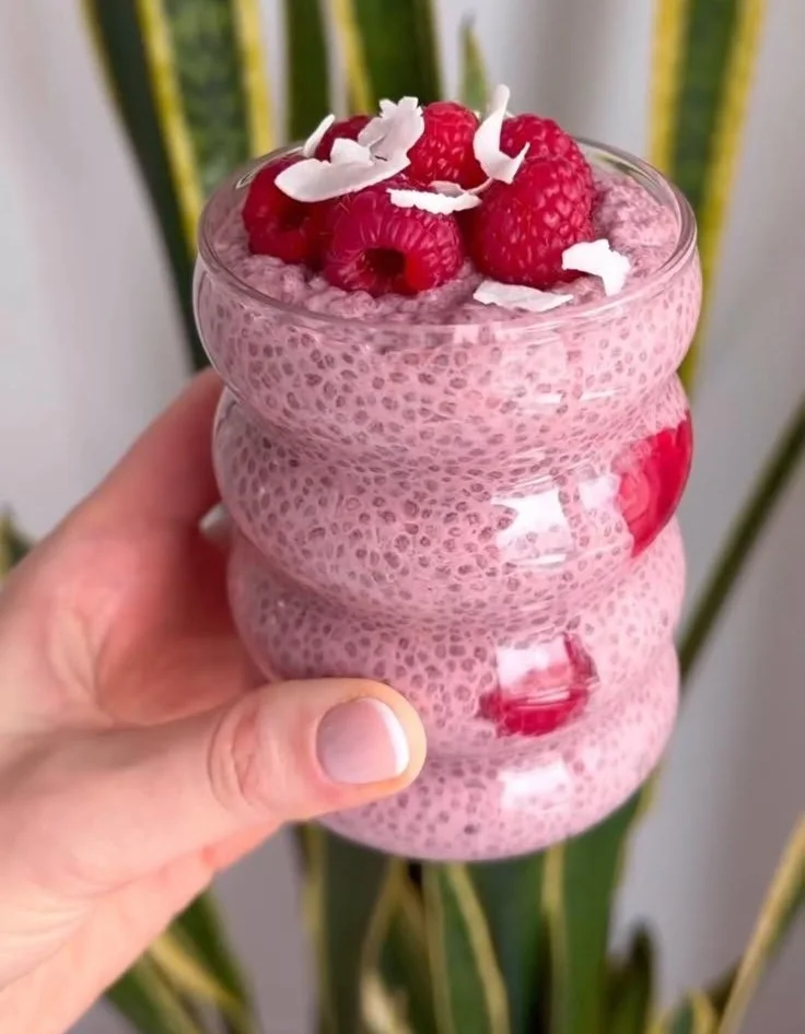 Raspberry Chia Pudding